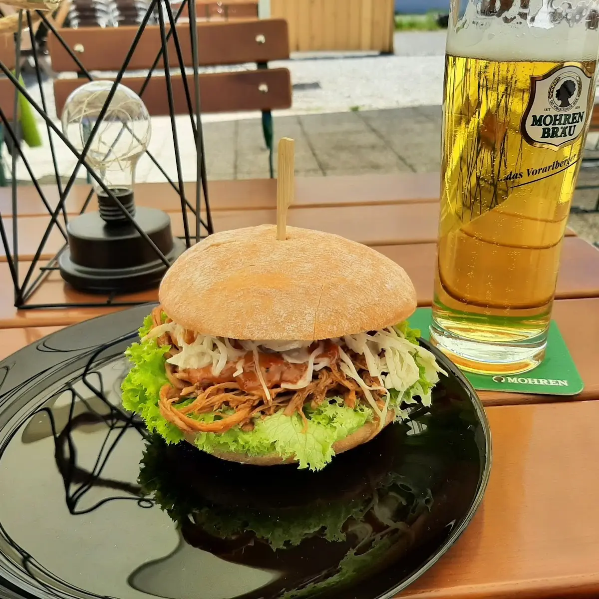 Pulled Pork Burger Mit Mohren Spezial