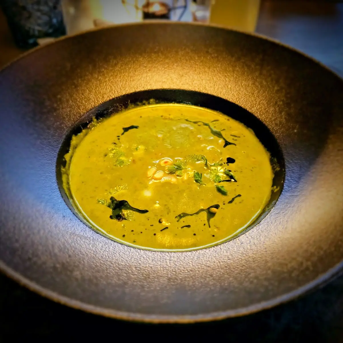 Spinatcreme Suppe