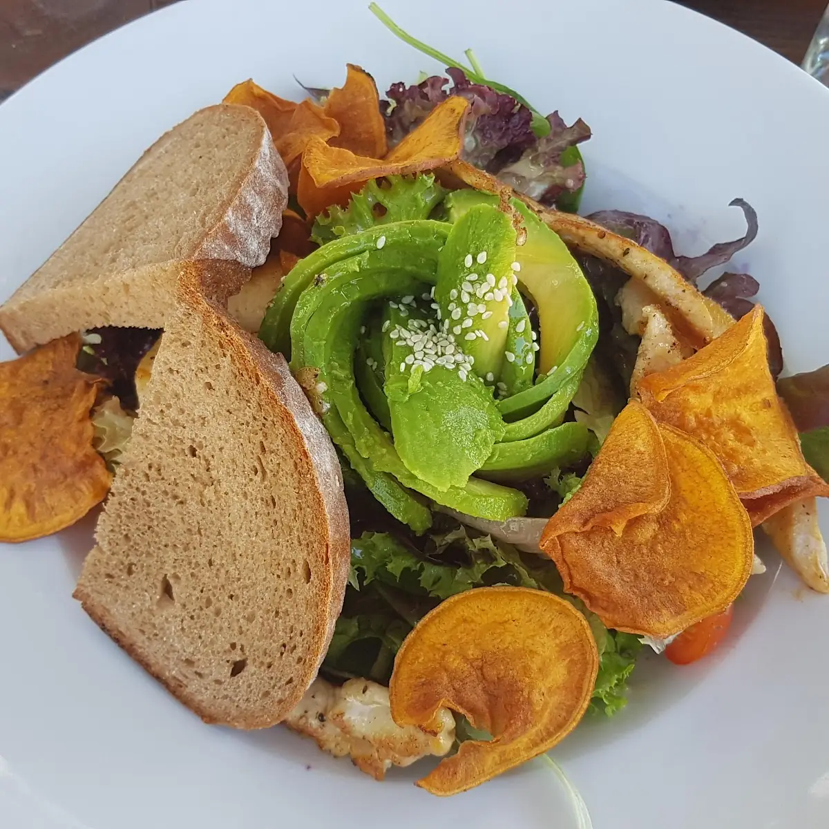Avo Salat Mit Huhn