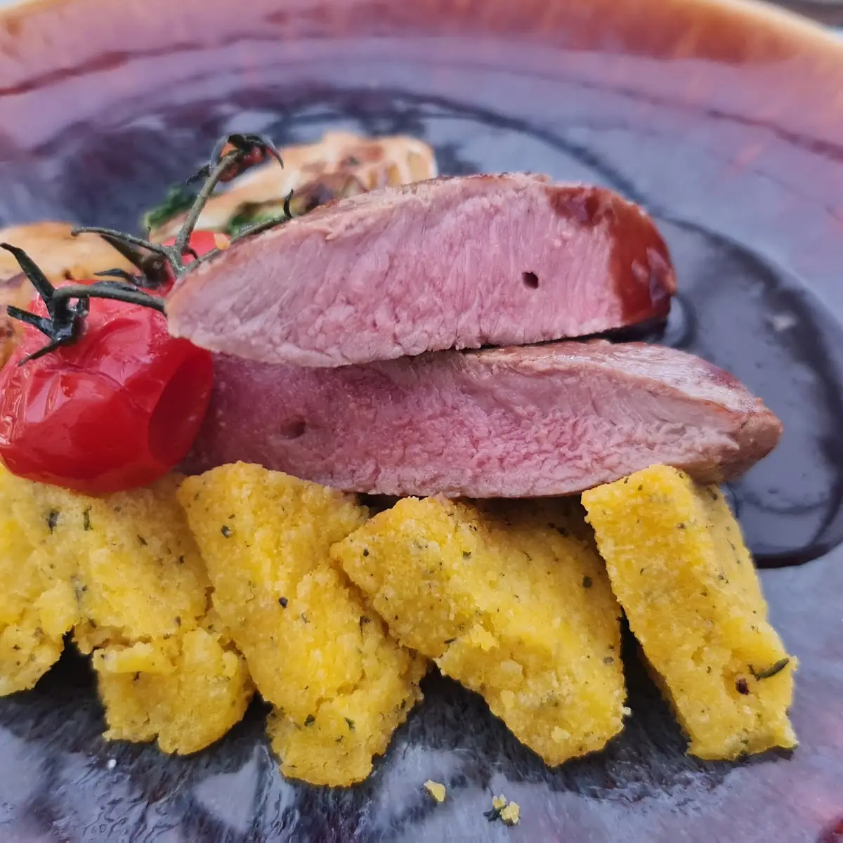 Lammrücken Mit Polenta