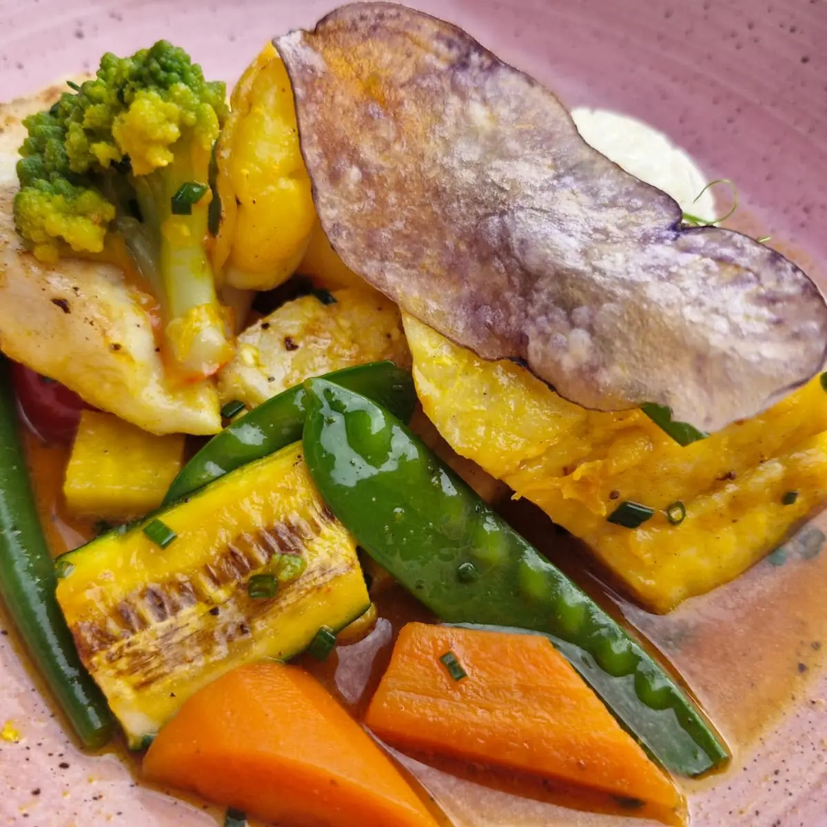 Fisch Mit Safransauce