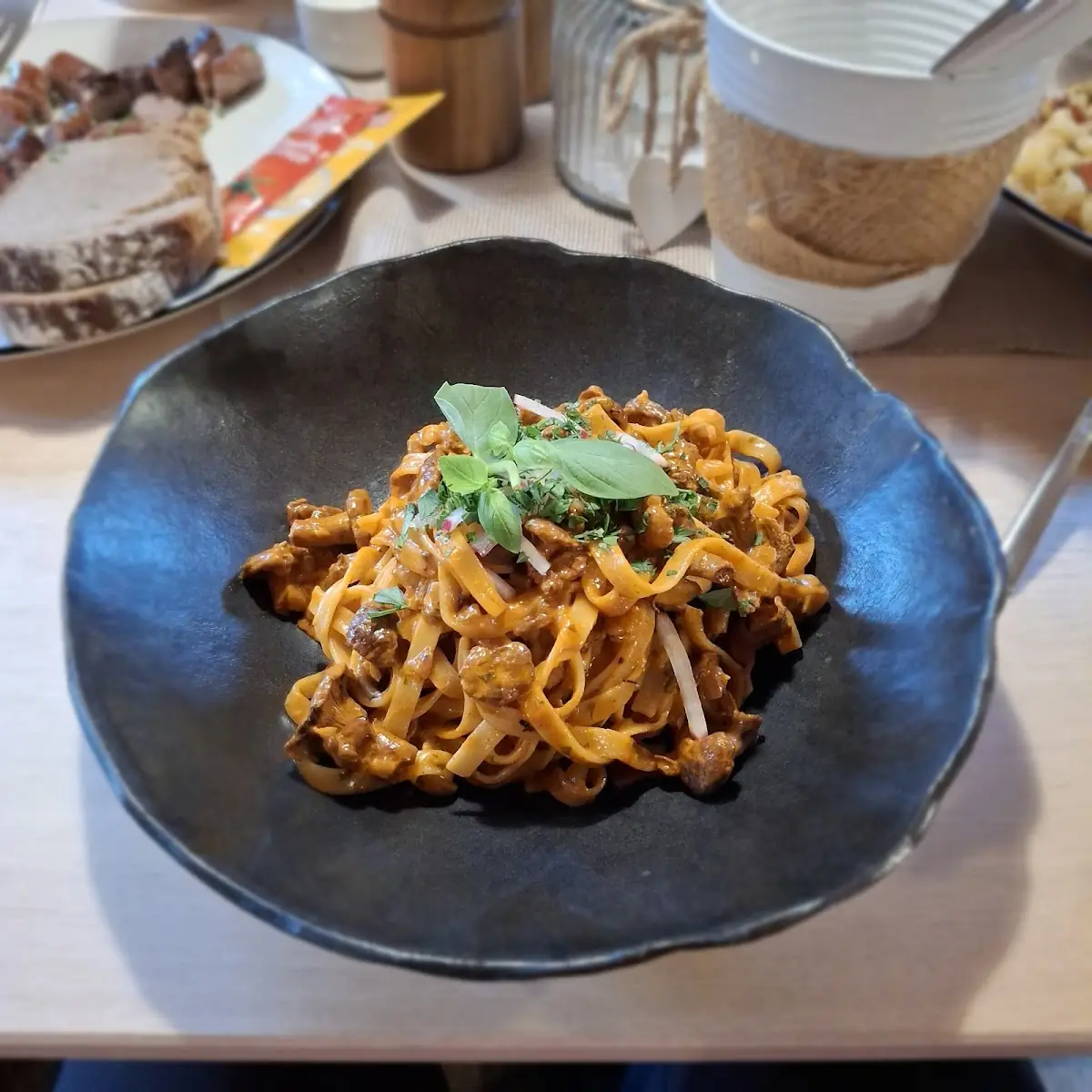 Nudeln Mit Pfifferlingen