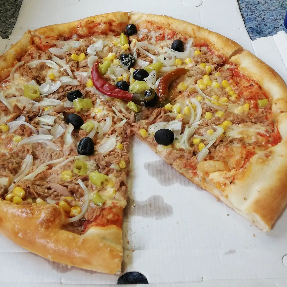 Thunfischpizza