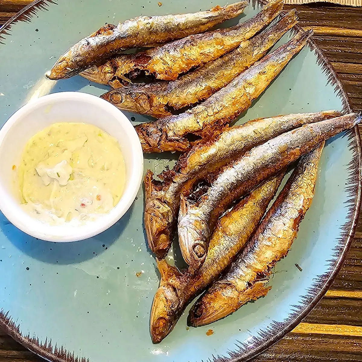 Gebratene Sardinen