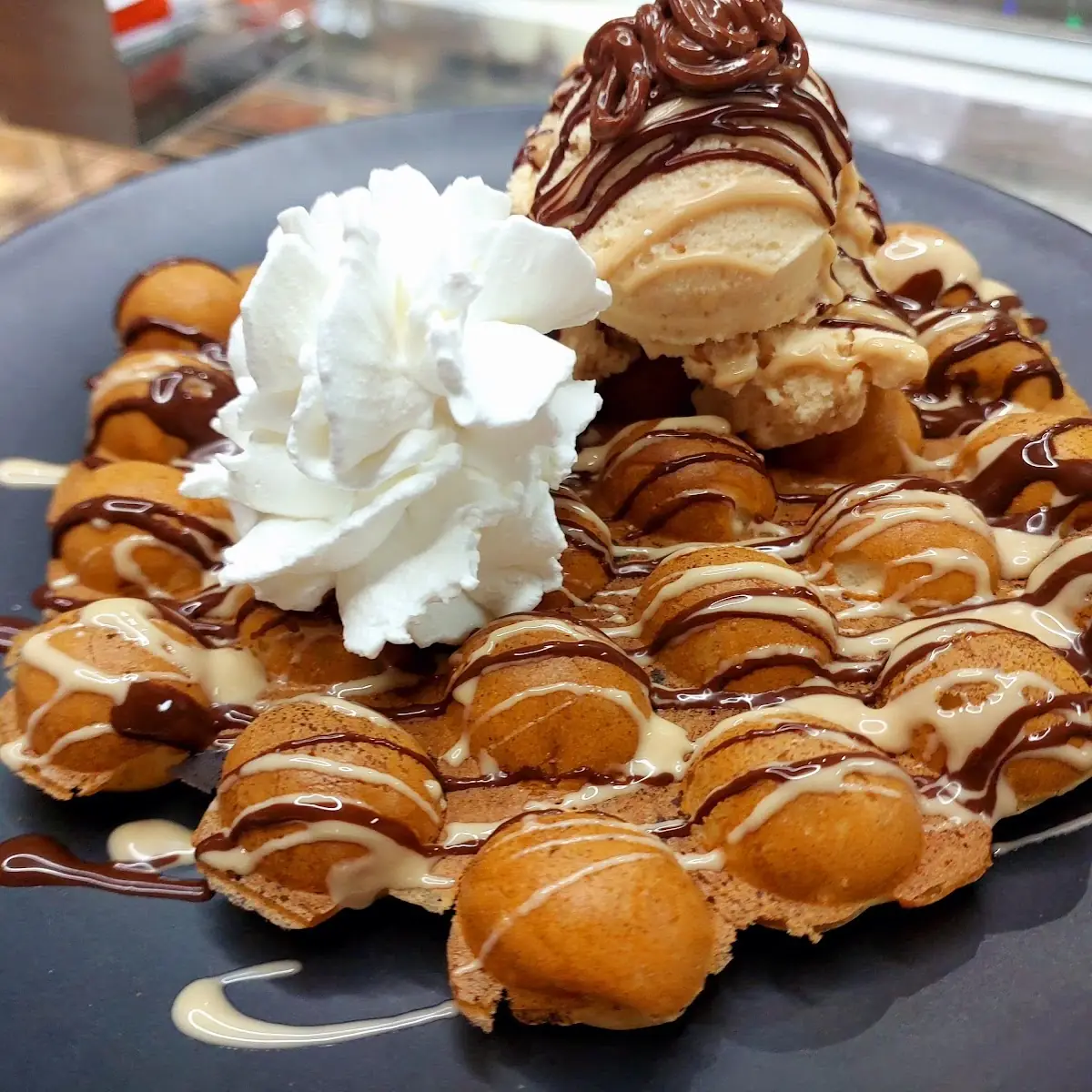 Bubble Waffel