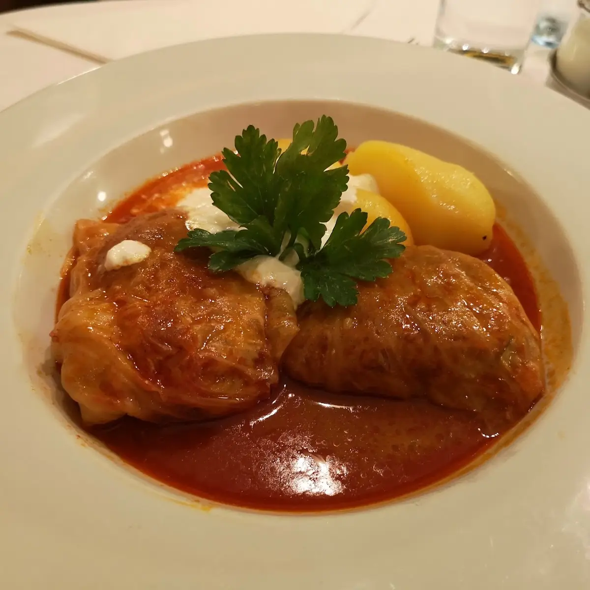 Cabbage Stuffed with Rice and Meat