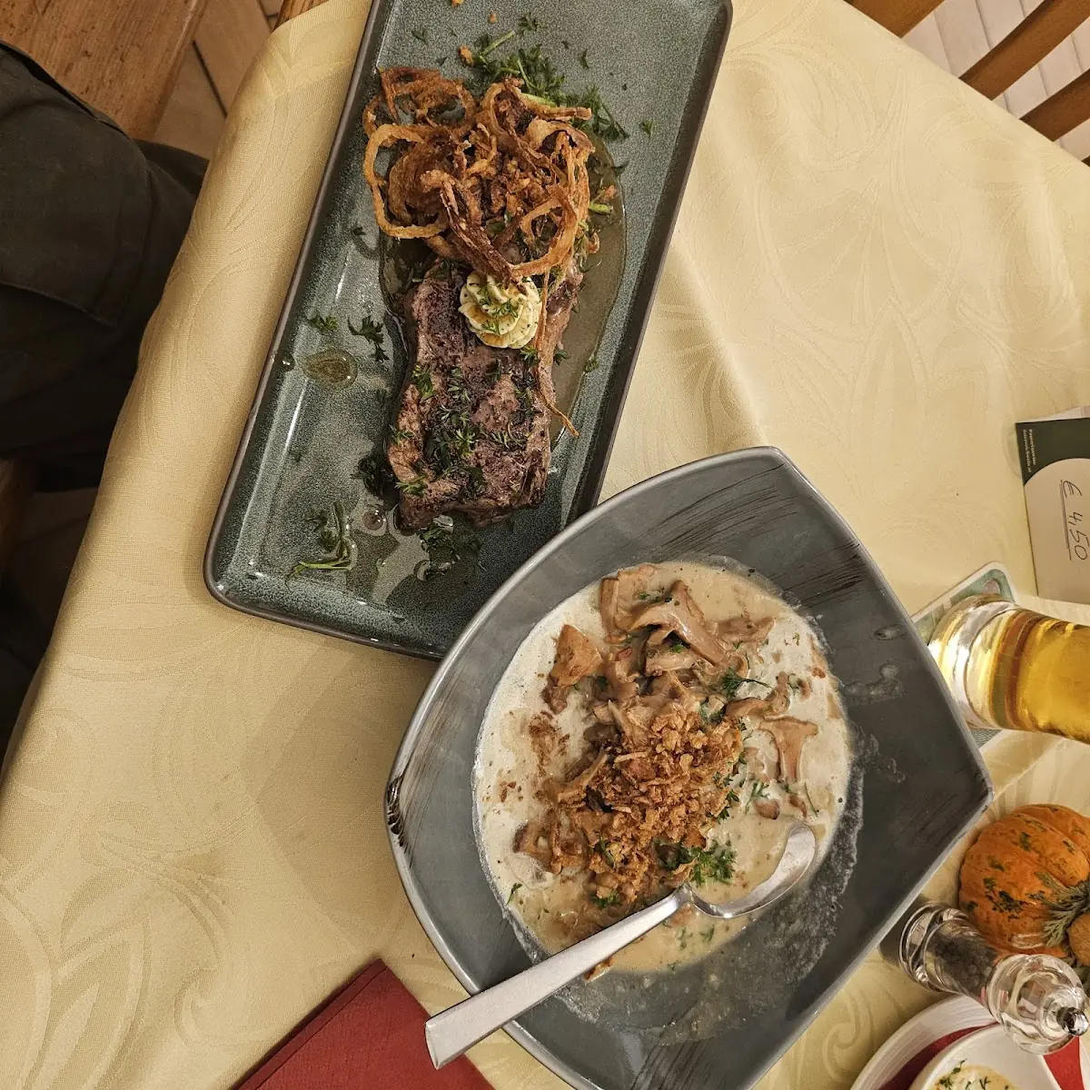 Pfifferlinge Mit Knödel & Steak