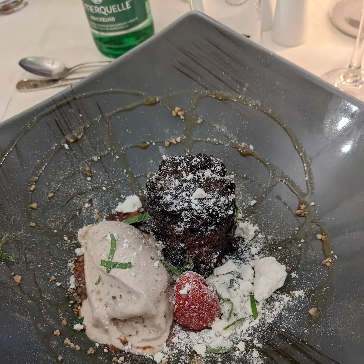 Rhabarber Und Schokolade Crumble