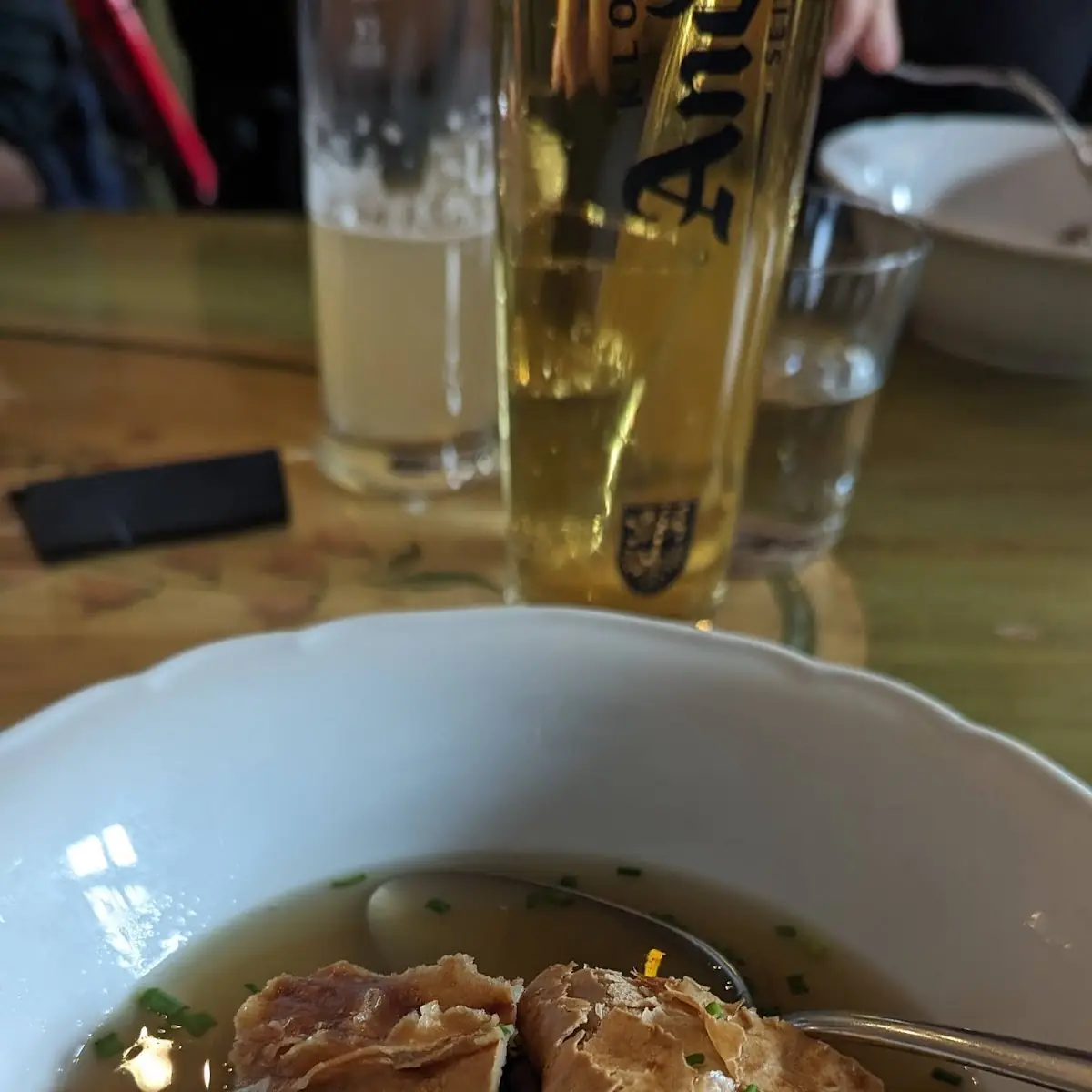 Fleischstrudelsuppe