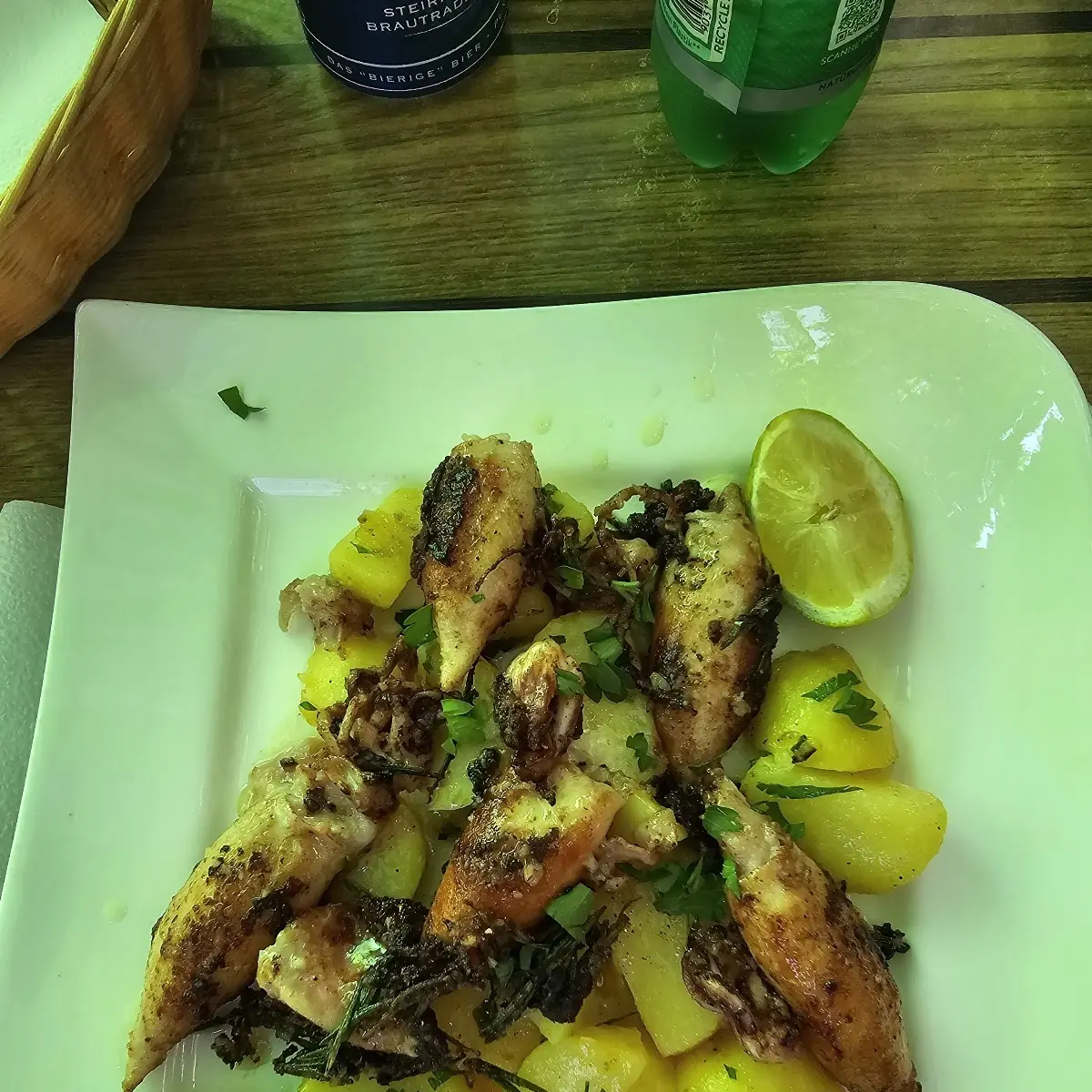 Gefüllte Calamari Mit Käse Und Schinken