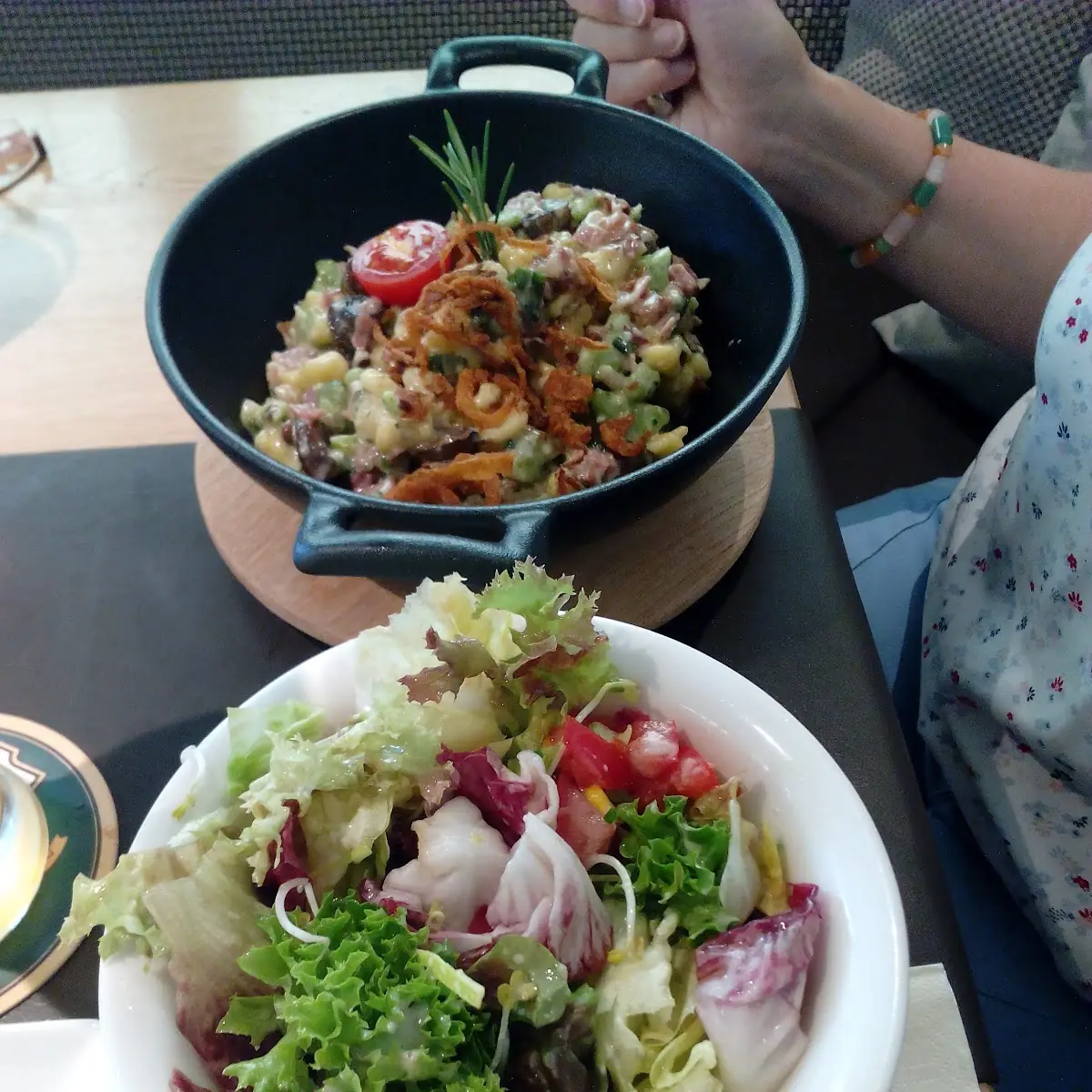 Leberspätzle Mit Salat