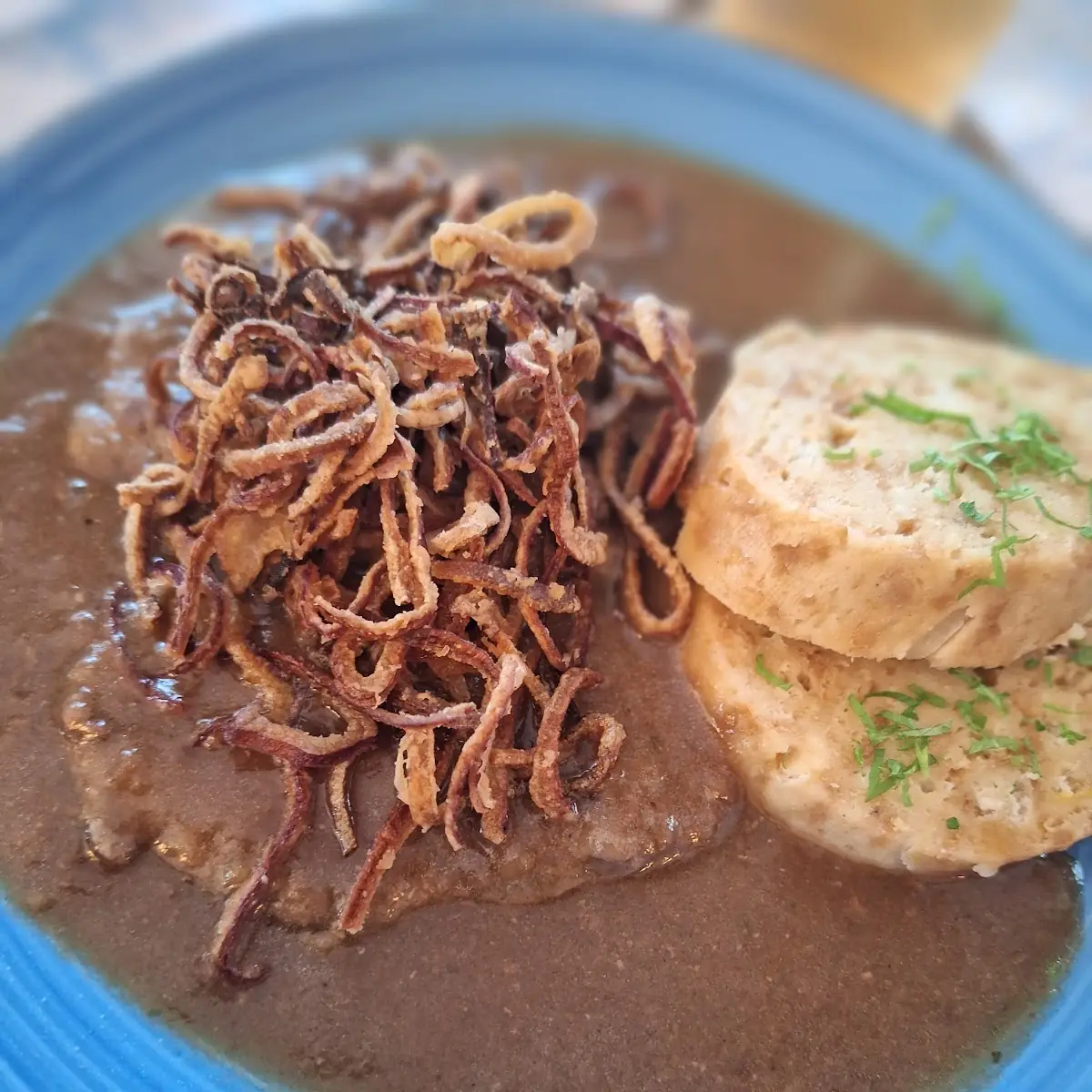 Zwiebelrostbraten, Gasthof-Pension Lichtensteg