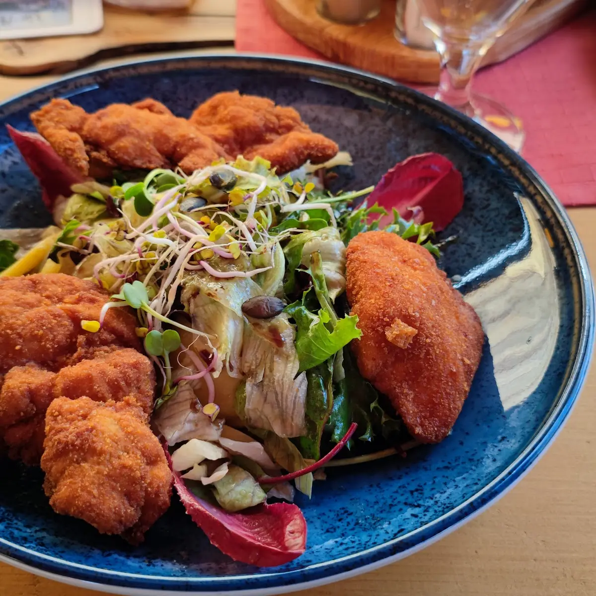 Fitnesssalat Mit Backhändl