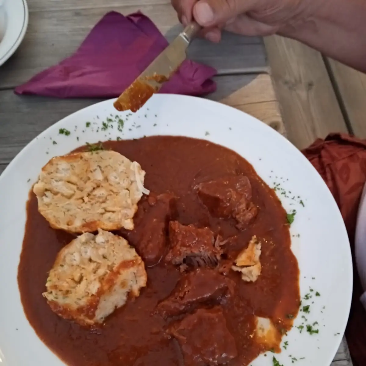Rindsgulasch Vom Wadschinken