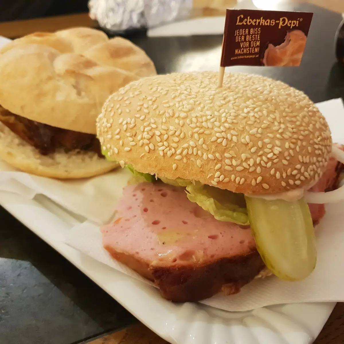 Leberkäsburger