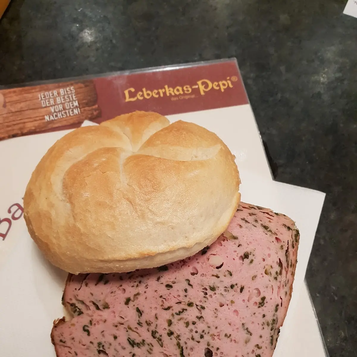 Spinat Leberkäse