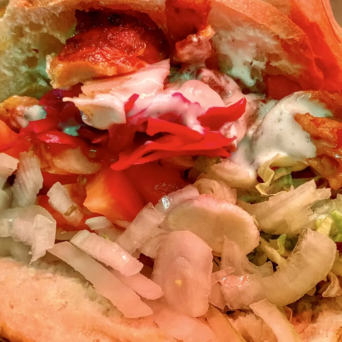 Döner Sandwich Huhn