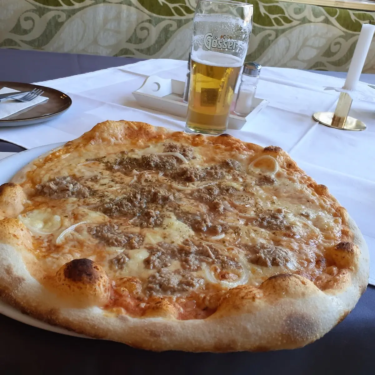 Pizza Tonno Mit Zwiebeln Sehr Gut