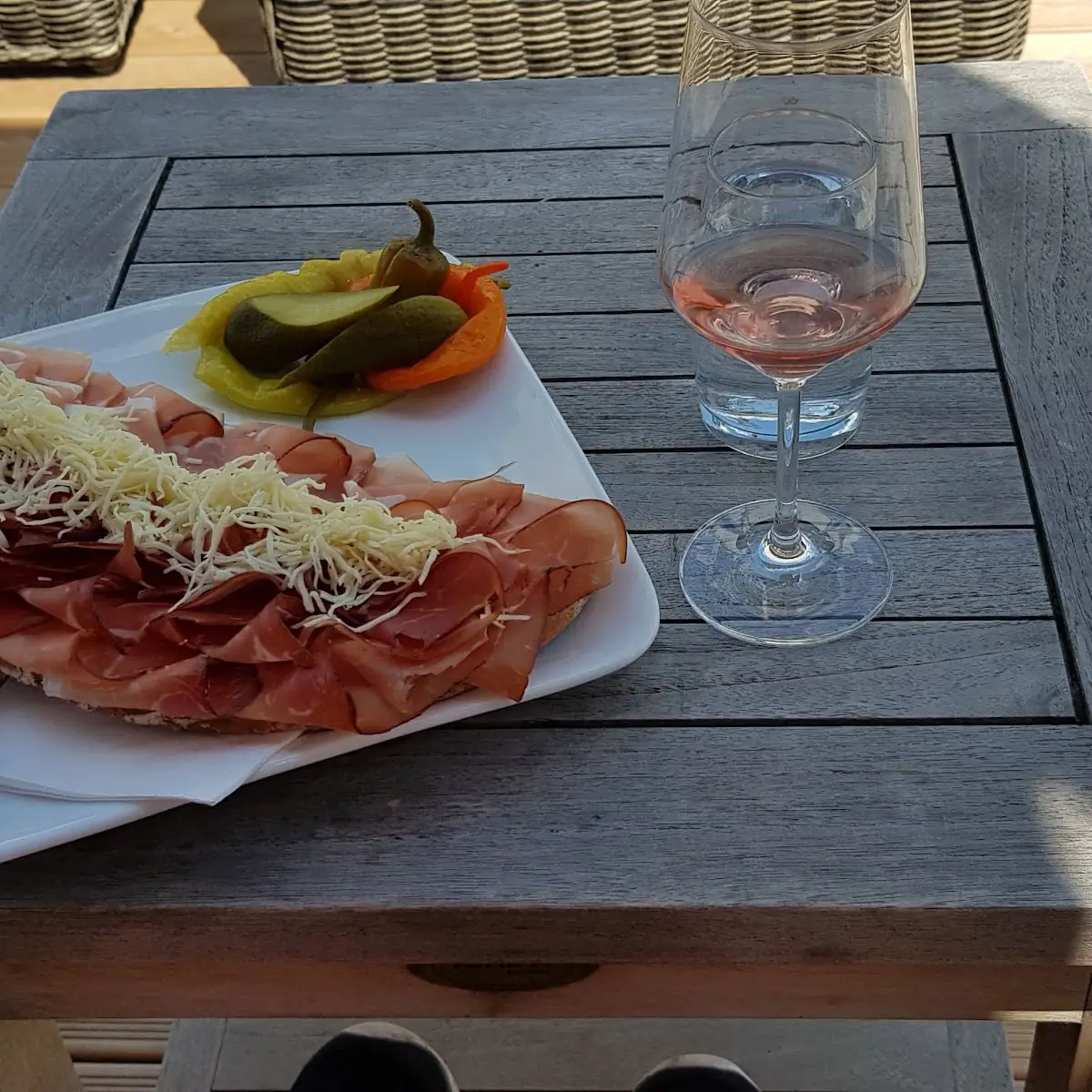 Rohschinkenbrot