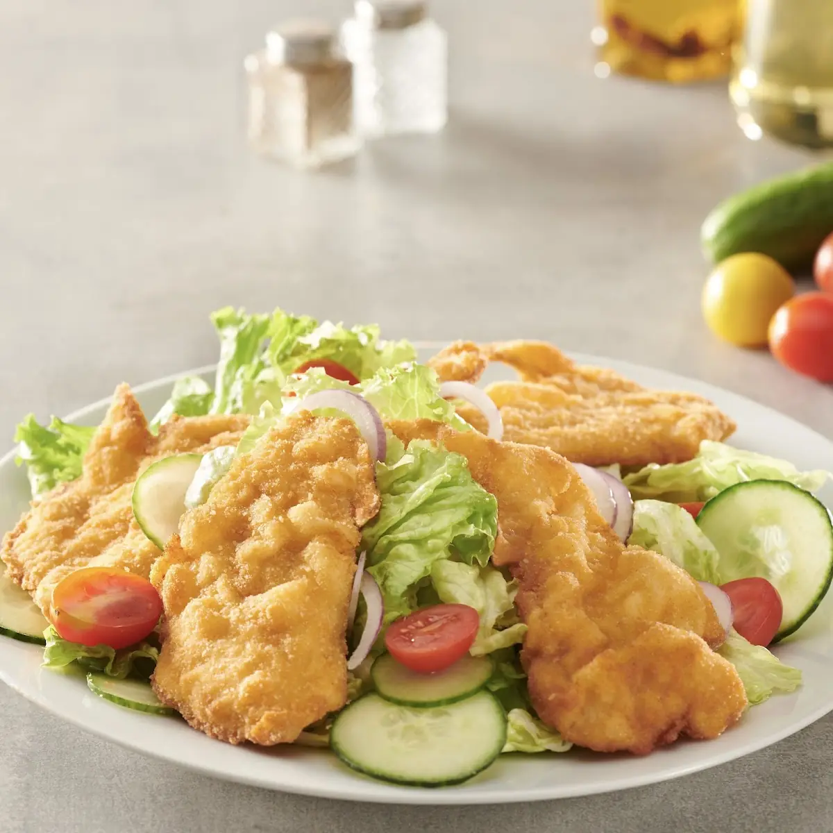 Backhendl Salat