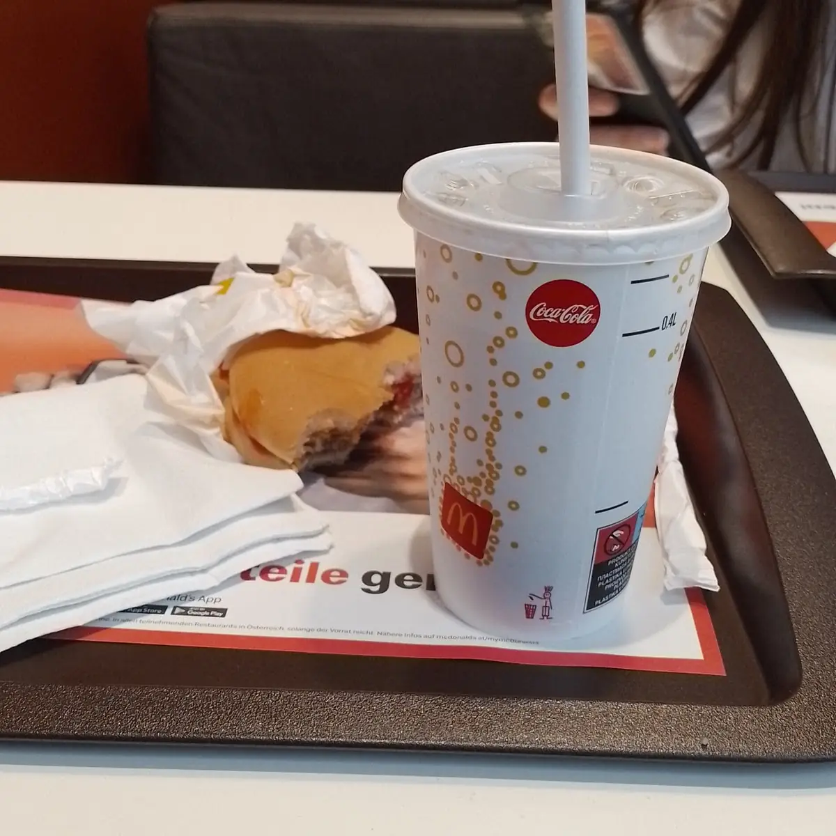 Cheeseburger and Cola