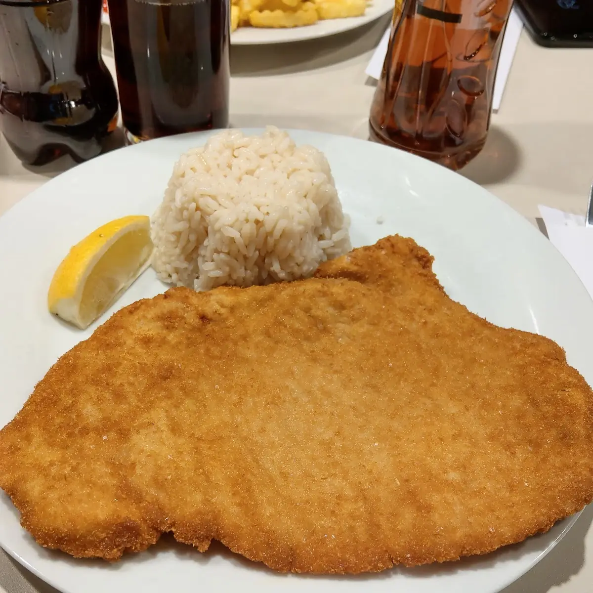 Wiener Schnitzel Mit Reis