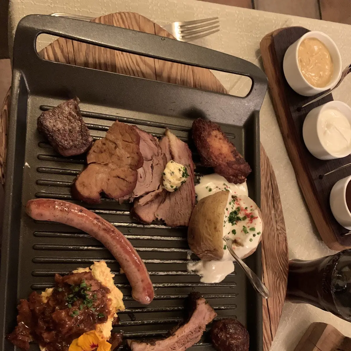 Grillplatte Mit Ofenkartoffel
