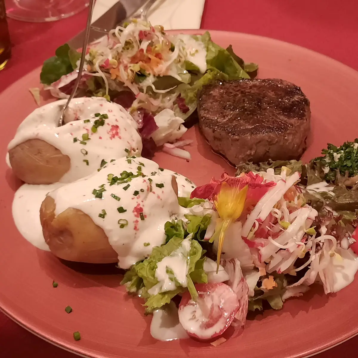 Rinderfilet Mit Folienkartoffel