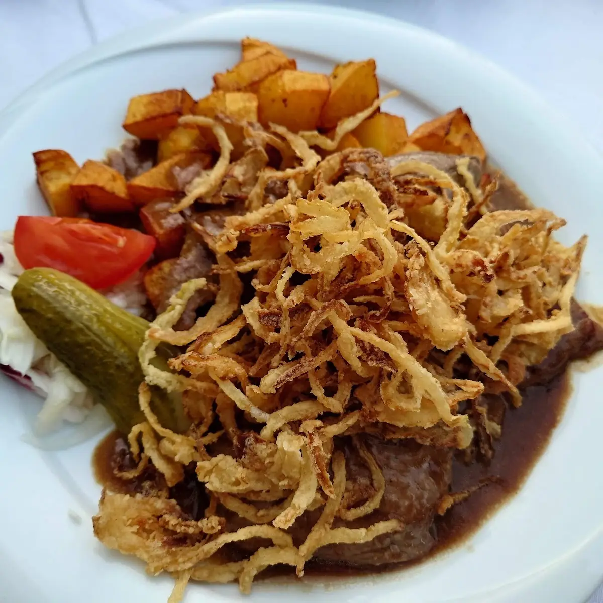 Altwiener Zwiebelrostbraten Mit