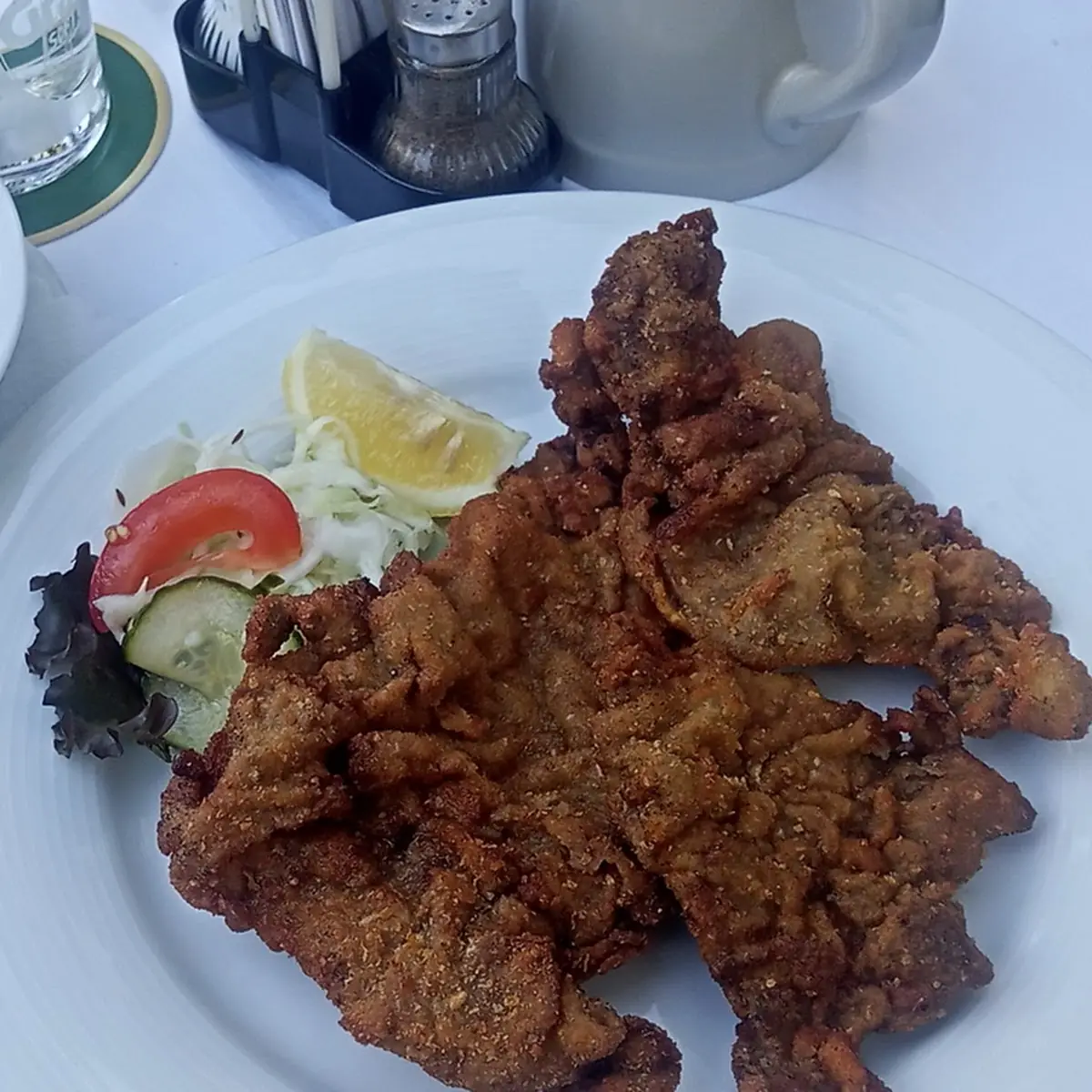 Gebackene Leber Mit Mayonnaisesalat