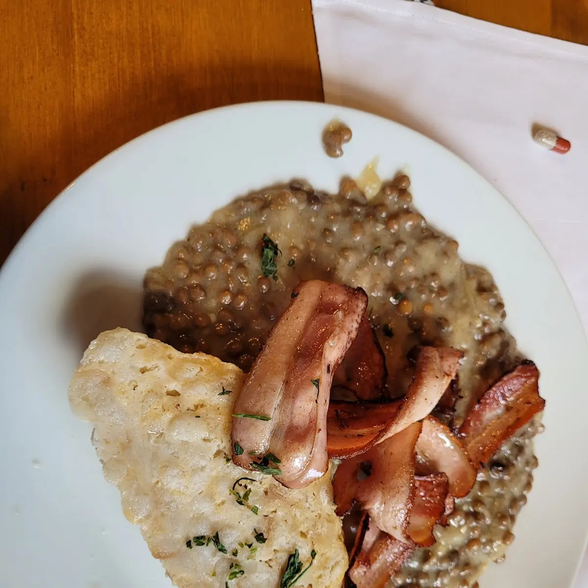 Linsen Mit Speck