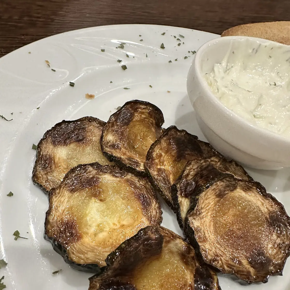 Beringela Com Tzaziki