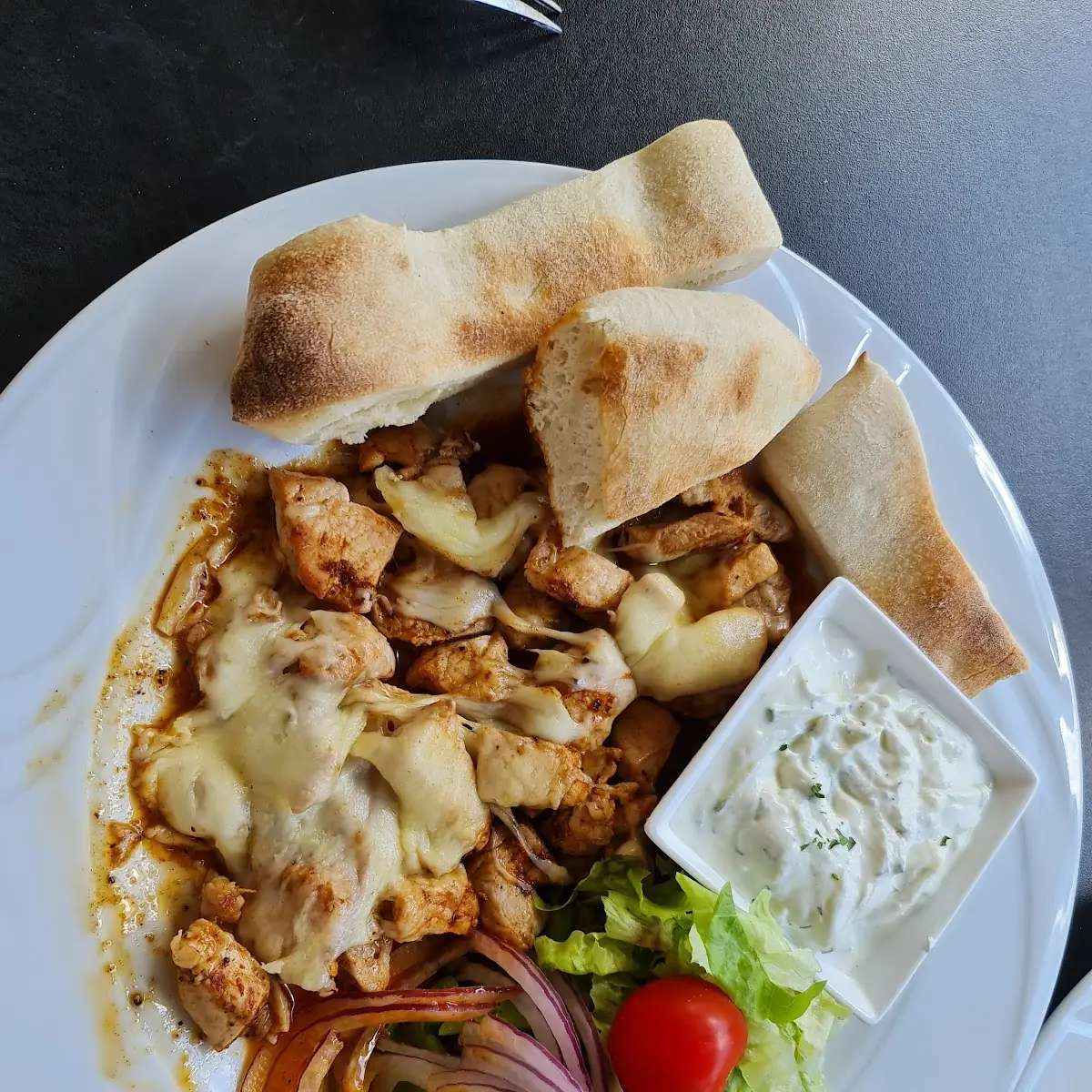 Gyros Überbacken Vom Schwien