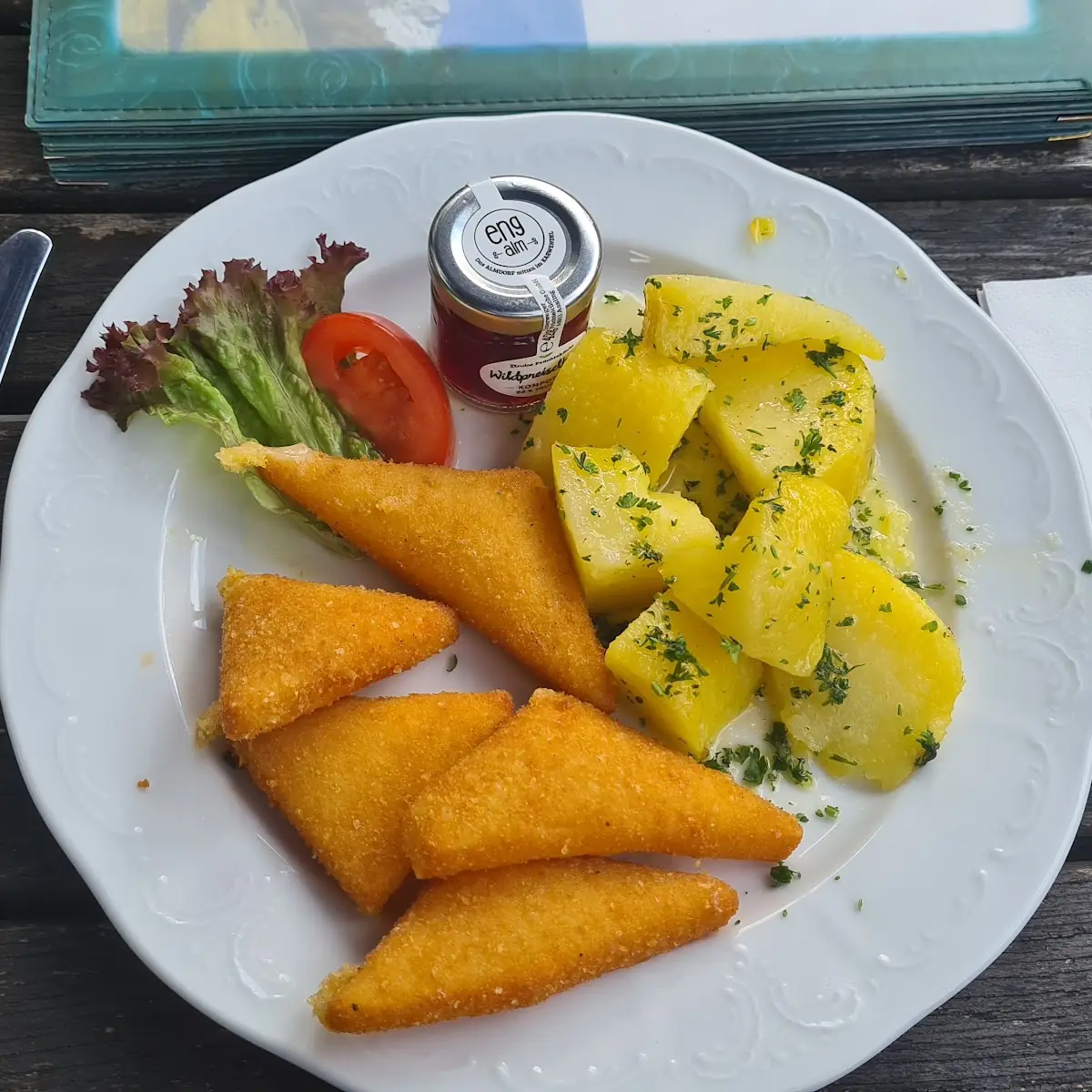 Bergkäse Mit Kartoffeln