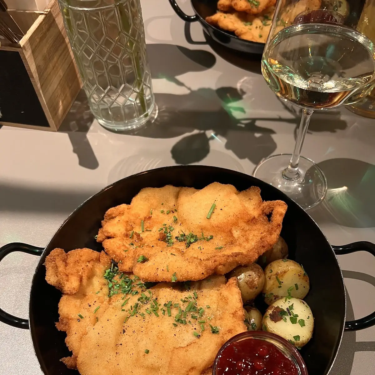 Wiener Schnitzel Mit Petersilienkartoffeln