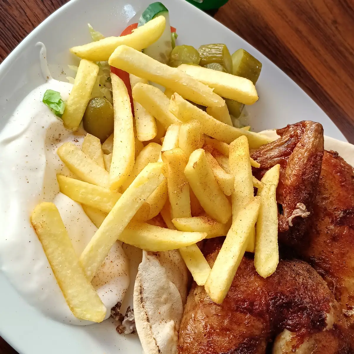 فروج مشوي Gegrilltes Hühnchen