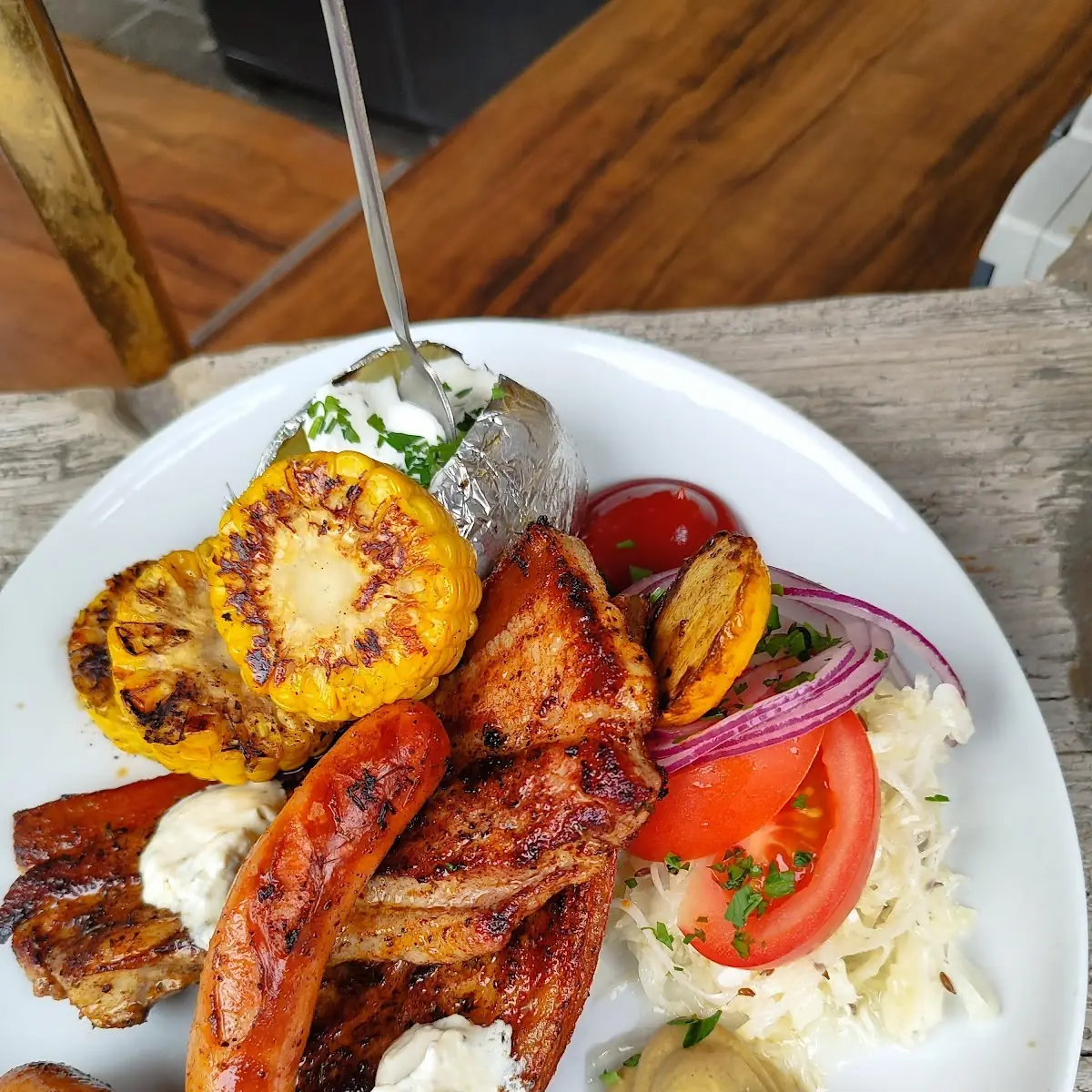 Gegrilltes Bauchfleisch