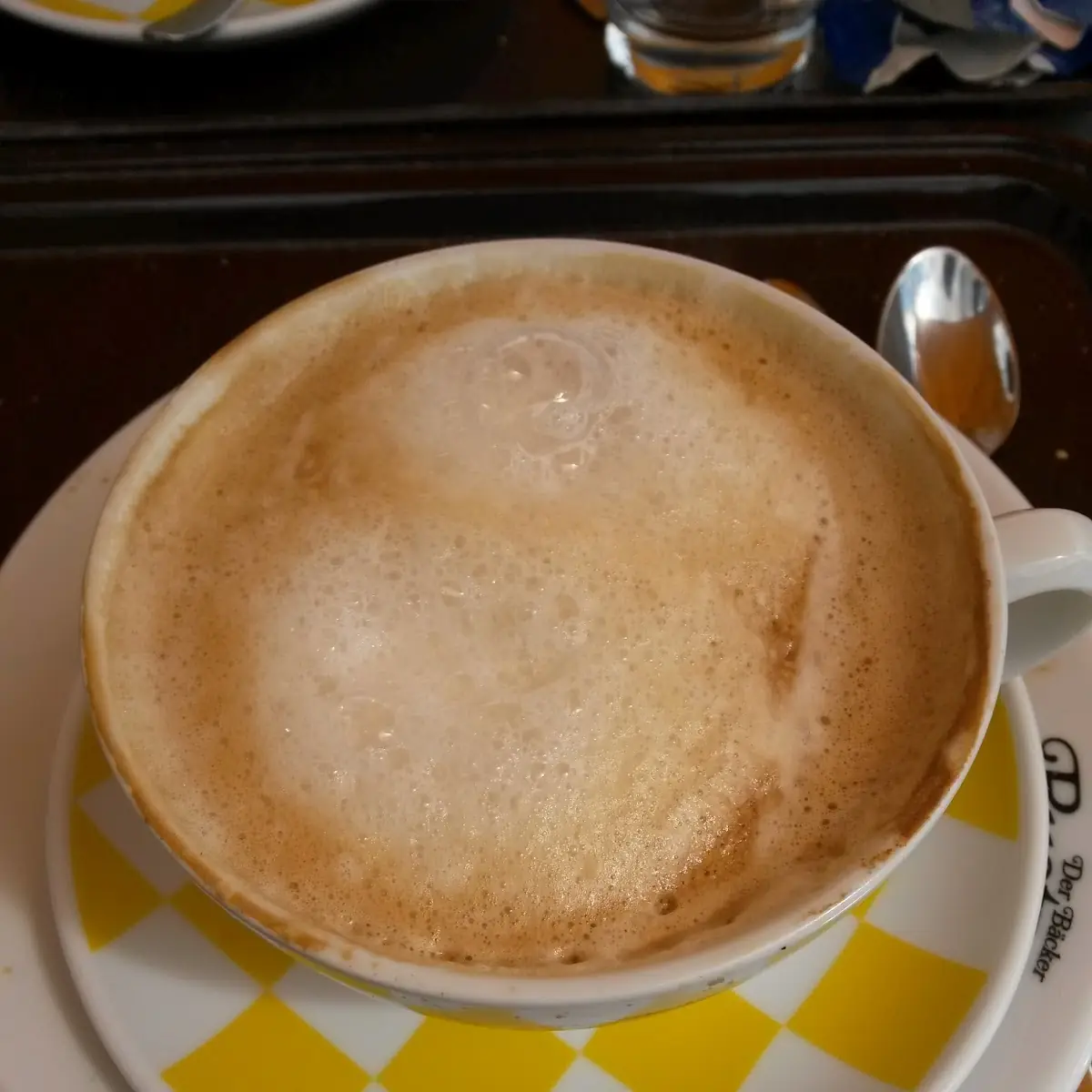 Cappuccino Beim Bäcker Ruetz Sehr Gut