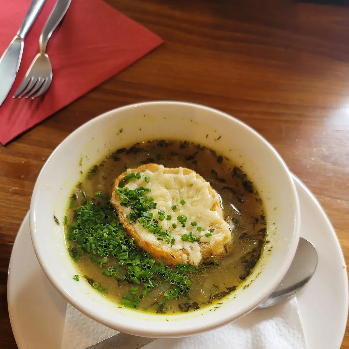 Französische Zwiebelsuppe