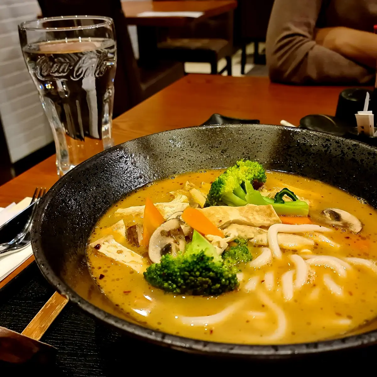 Udonnudelsuppe Mit Tofu