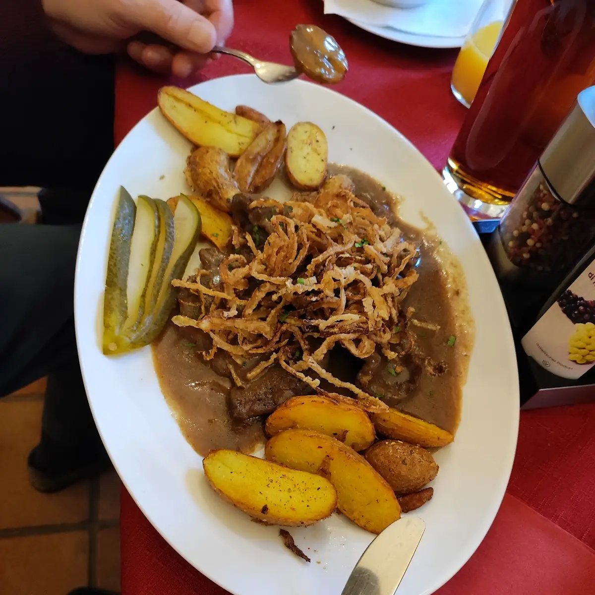 Zwiebelrostbraten