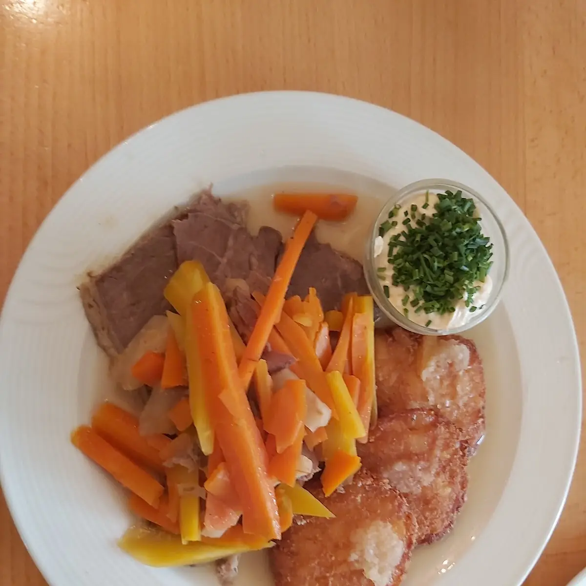 Rindfleischteller Mit Juliengemüse