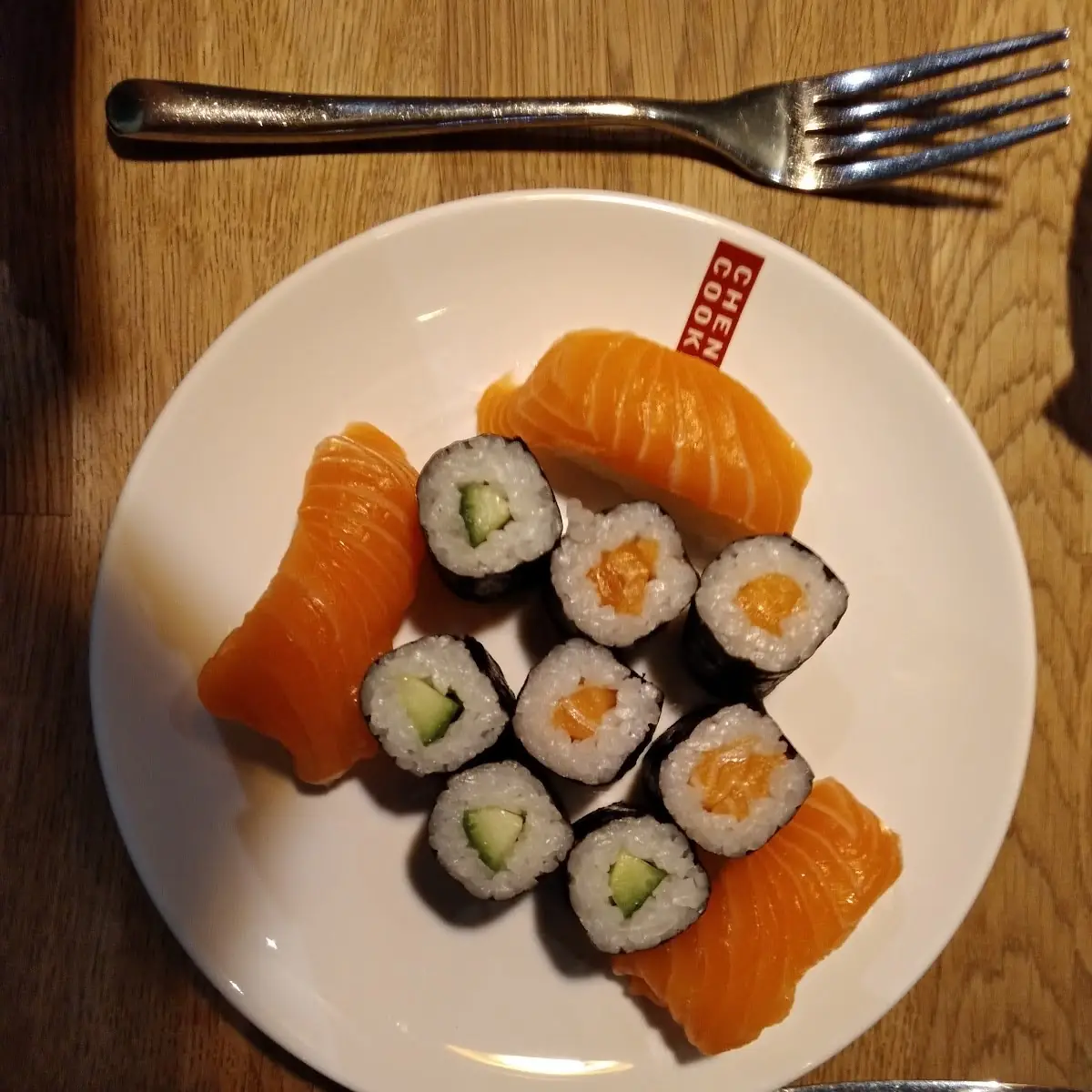 Auswahl Vom Sushi Buffet