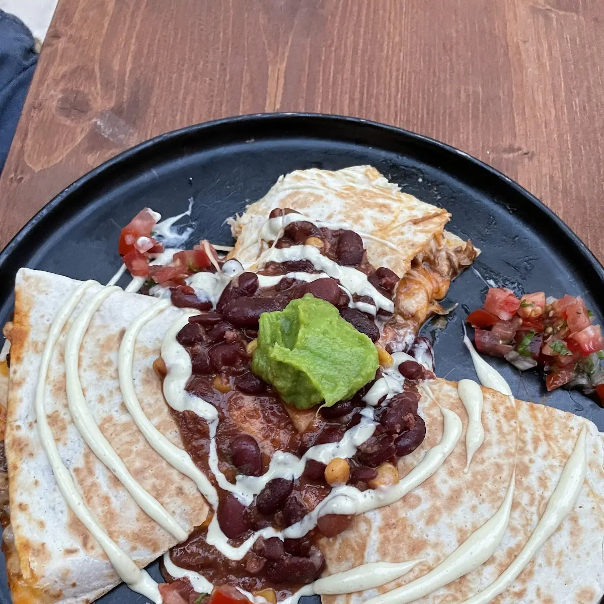 Quesadilla Mit Pulled Pork