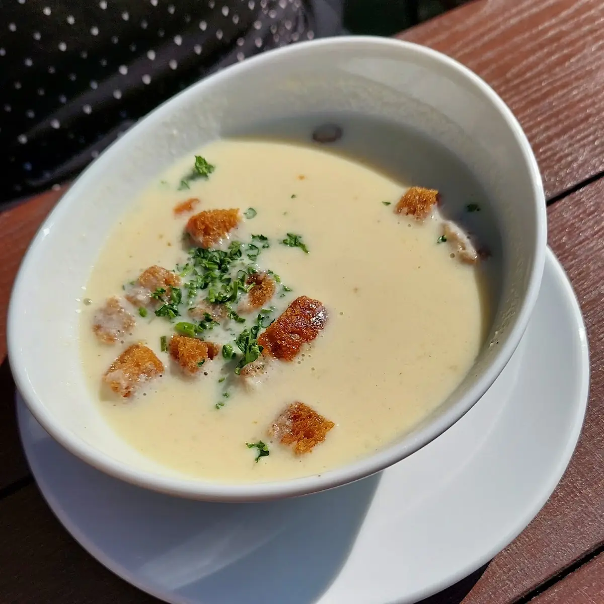 Knoblauchcremesuppe