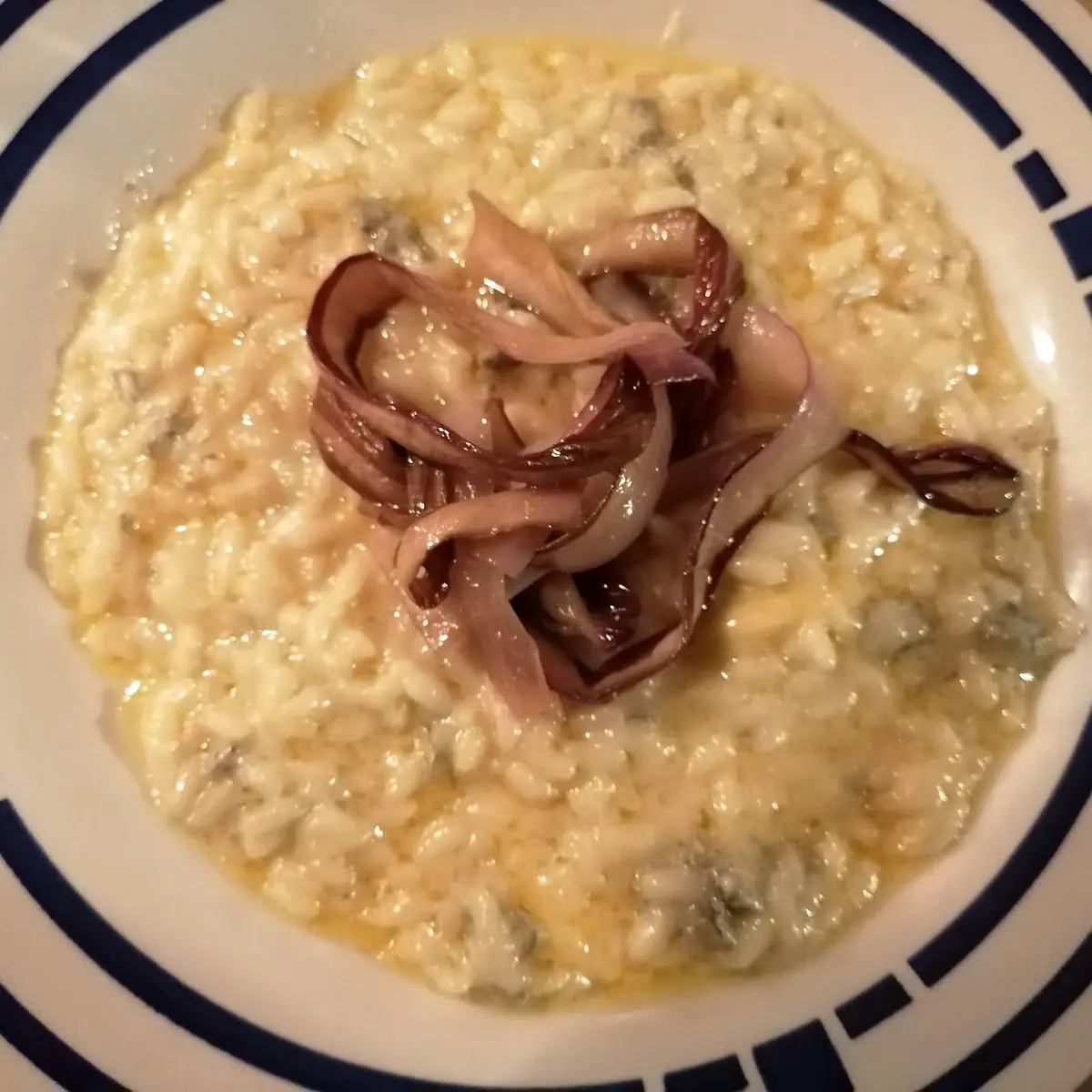 Risotto Macht Blau