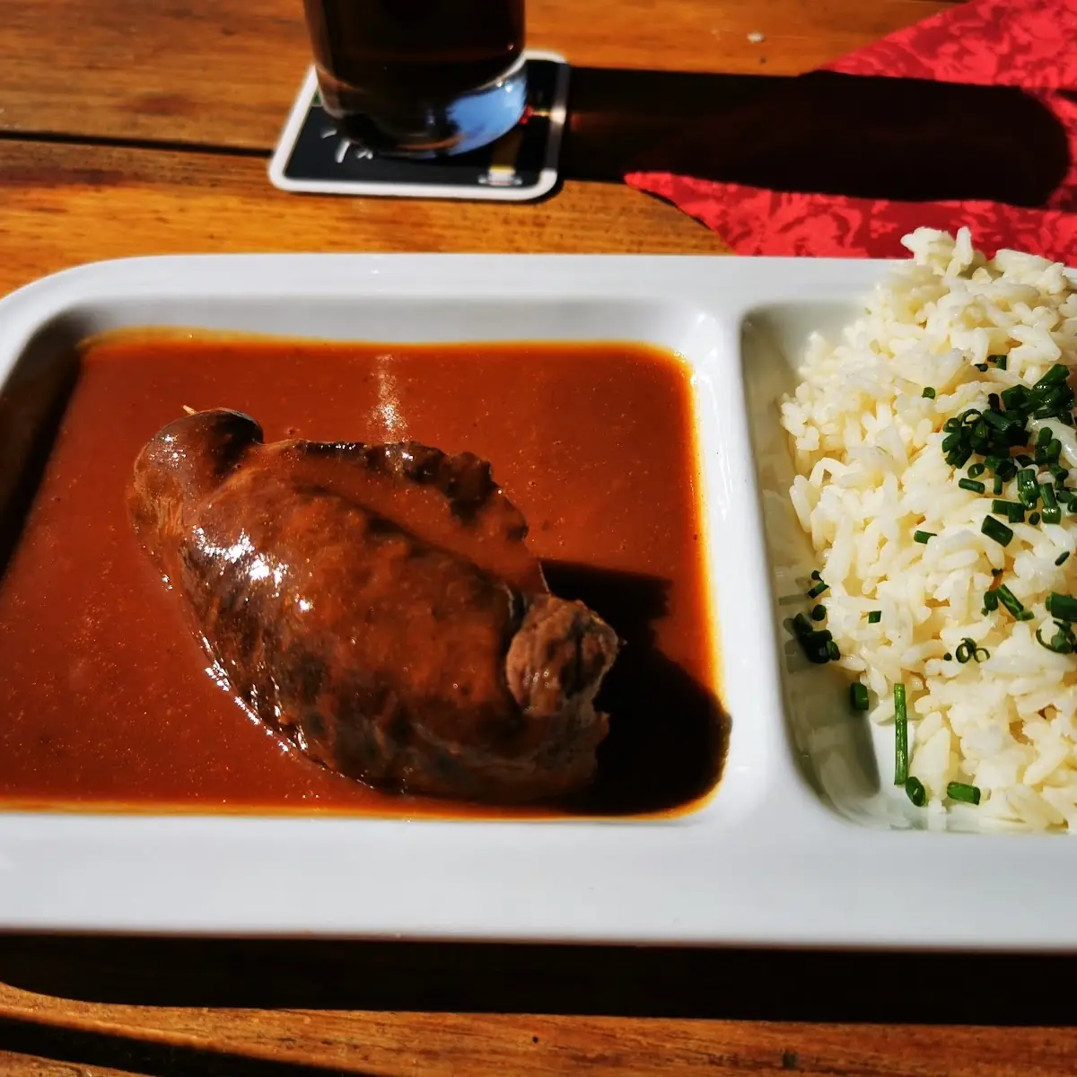 Rindsroulade Mit Reis