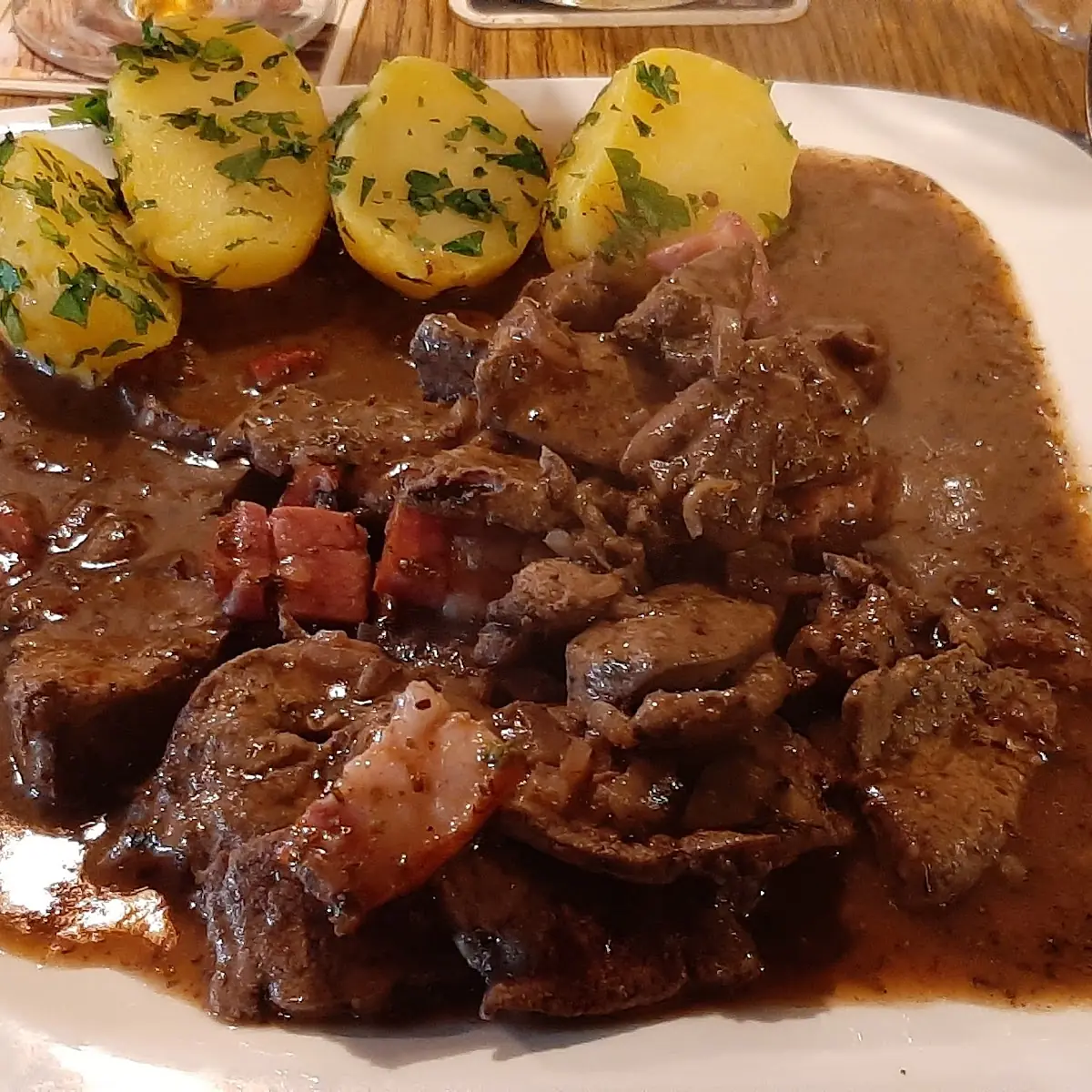 Wildschweinleber