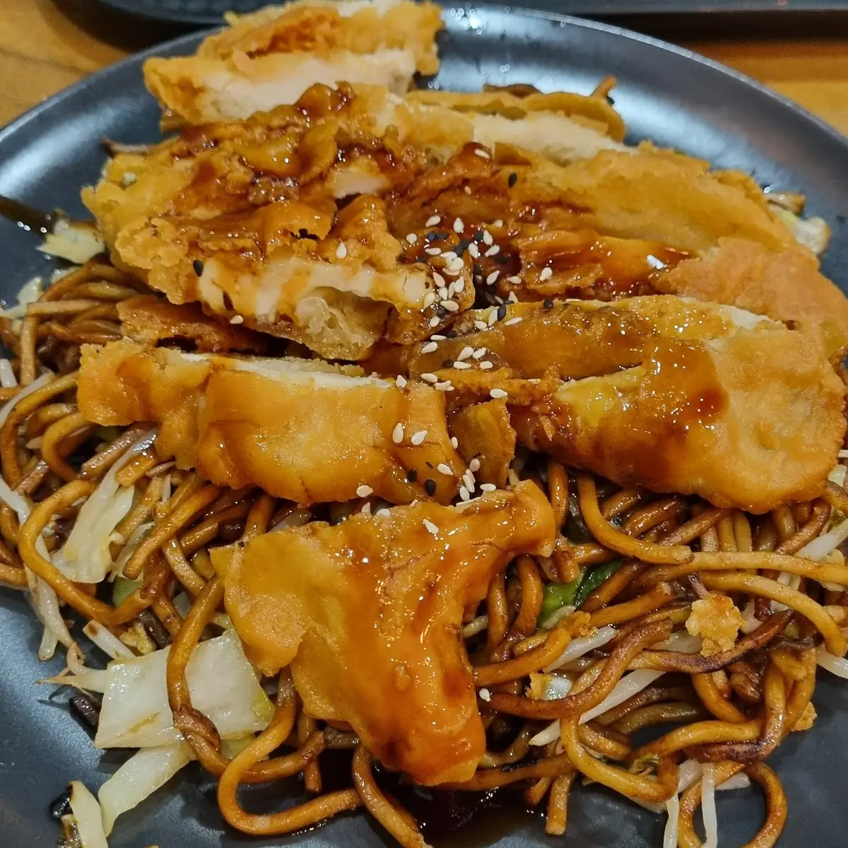 Crispy Chicken with Noodles