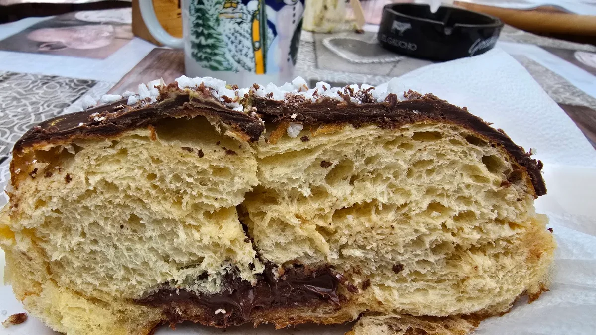 Krapfen Nougat
